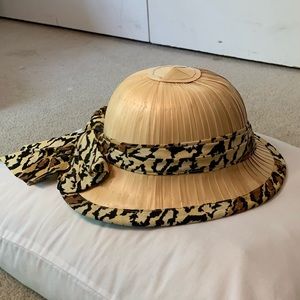 NWOT vtg French straw pith helmet aka 1950s coolie